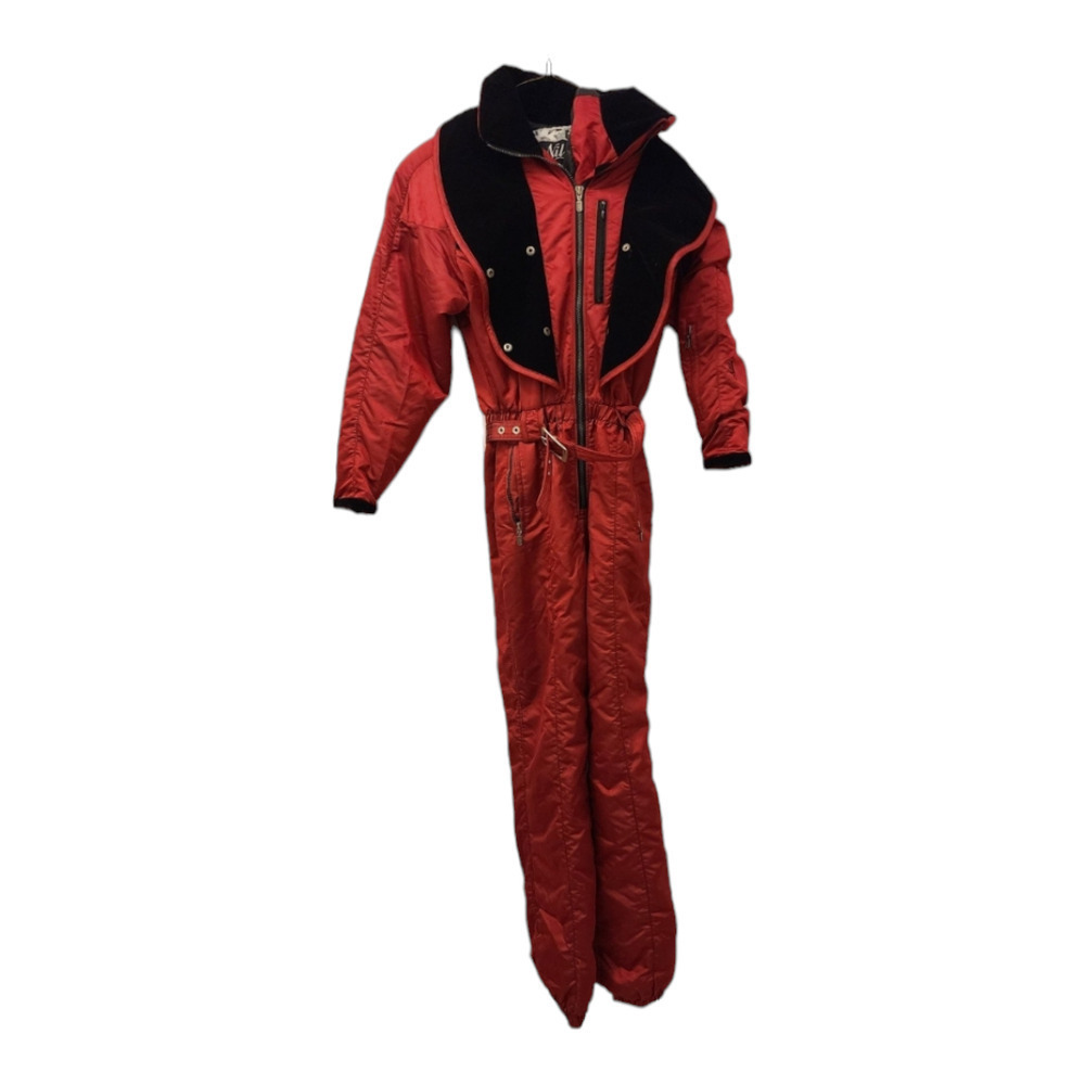 Vintage Nils Skiwear Full Bodysuit with Belt Women’s size 8